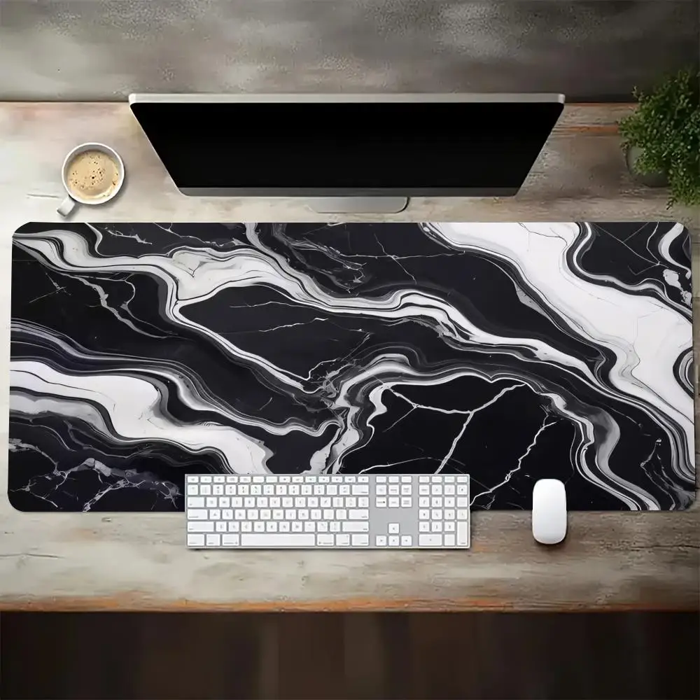Wild Horses Running Desk Mat Large Size Mouse Pad Smooth Glide Non Slip Rubber Base For Nature Style Office Home