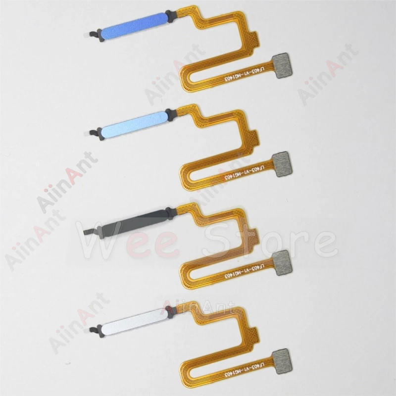 Side Power Button Touch ID Fingerprint Sensor Finger Scanner Flex Cable For Xiaomi Redmi Note 11 11s 12s  11E 11T Pro 4G 5G