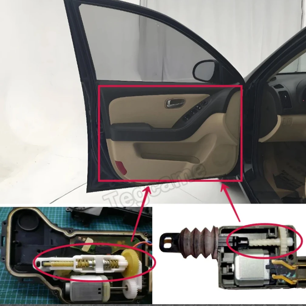 Car Central Door Lock Gears Plastic Repair for Nissan Sentra Micra March Tiida Versa Replacement Kits Tools Car Accessories New