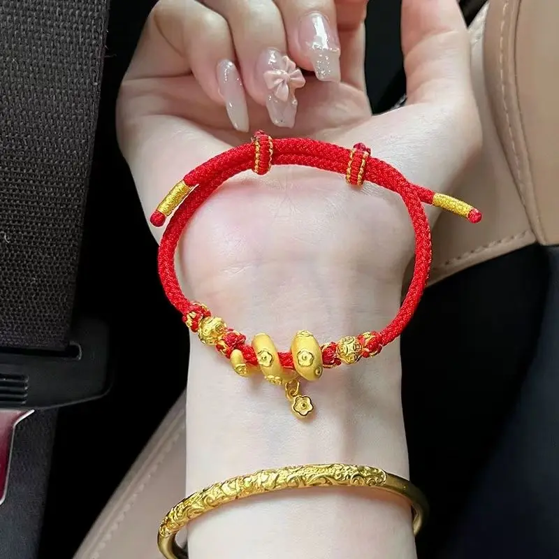 Jahr der Schlange Tier Glück Armband Licht Luxus Gold Sternzeichen Schlange Armband Weibliche Retro Temperament Neue Auspicious Hand Seil