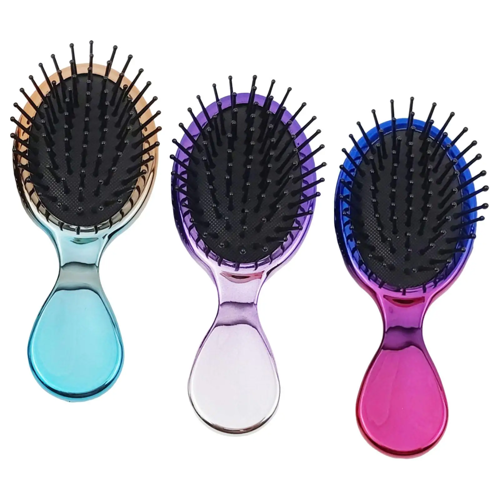 Peigne et poignée de brosse de coiffage pour hommes, anti-peigne pour le support des cheveux