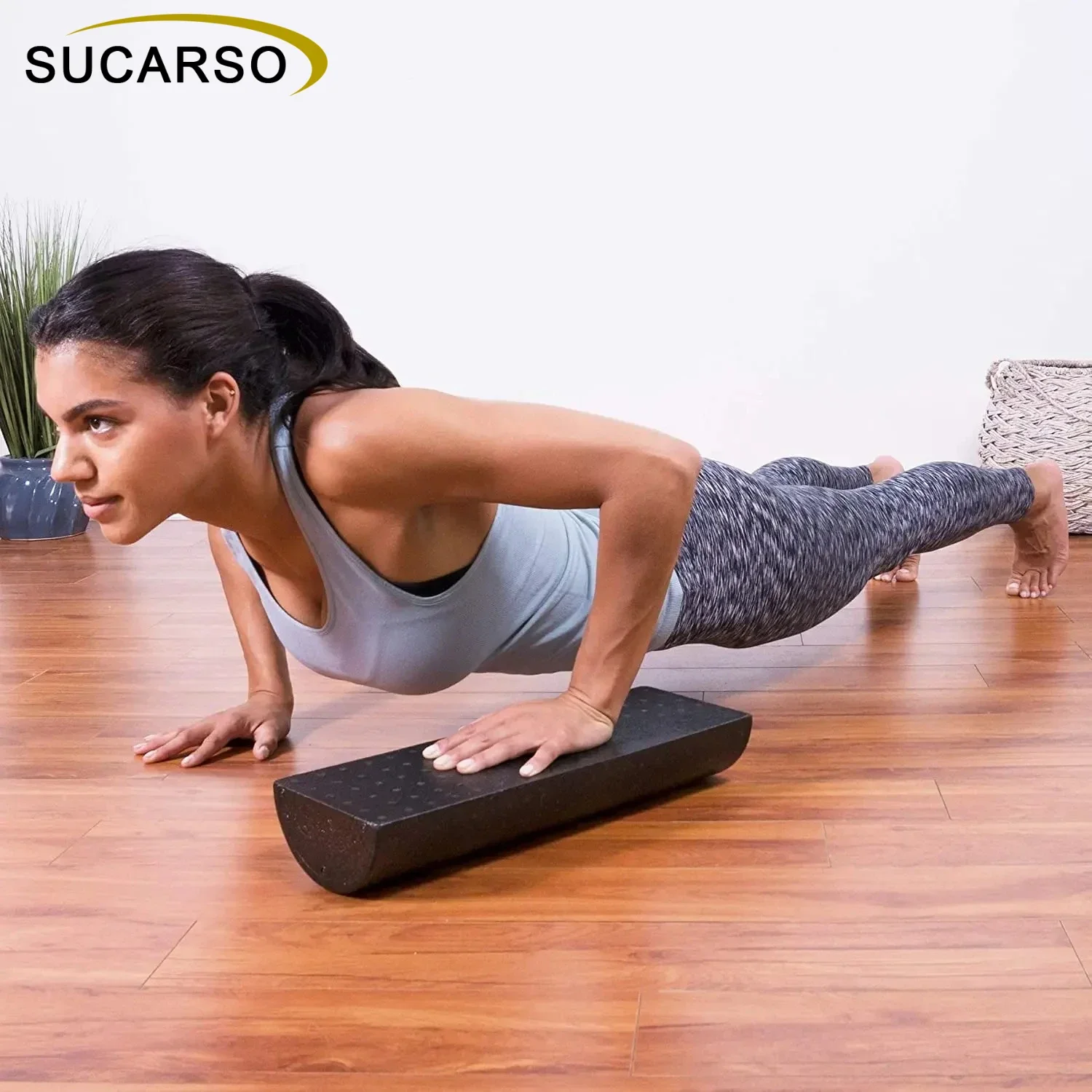 New Half Round Epp Foam Roller Foam Roll Yoga Pilates Fitness Gym Fitness Exercise Yoga Blocks with Massage Floating Point