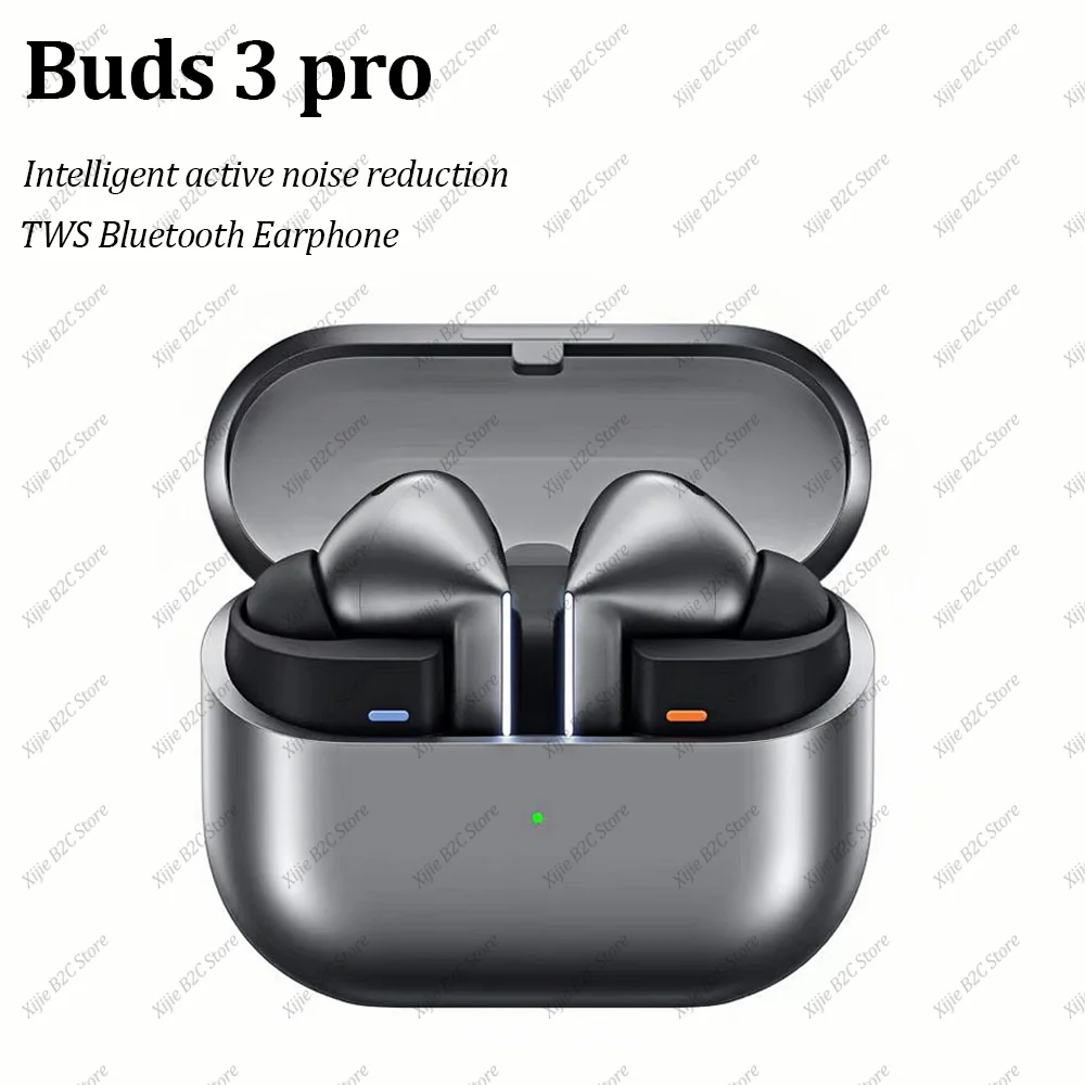 Buds 3 Pro 2025 New True Wireless Bluetooth Earphone Headphone HiFi Sound LowLatency Noise Reduction Earbuds for IOS PC Android