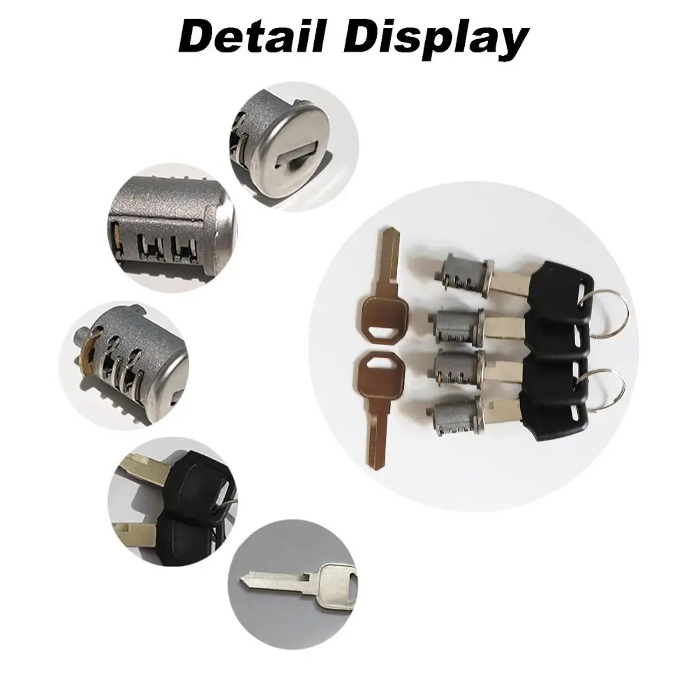 Professional Zinc Alloy Key Cylinder Anti-Theft Universal Lock Cores Durable Replacement Cores for Thule Car Rack