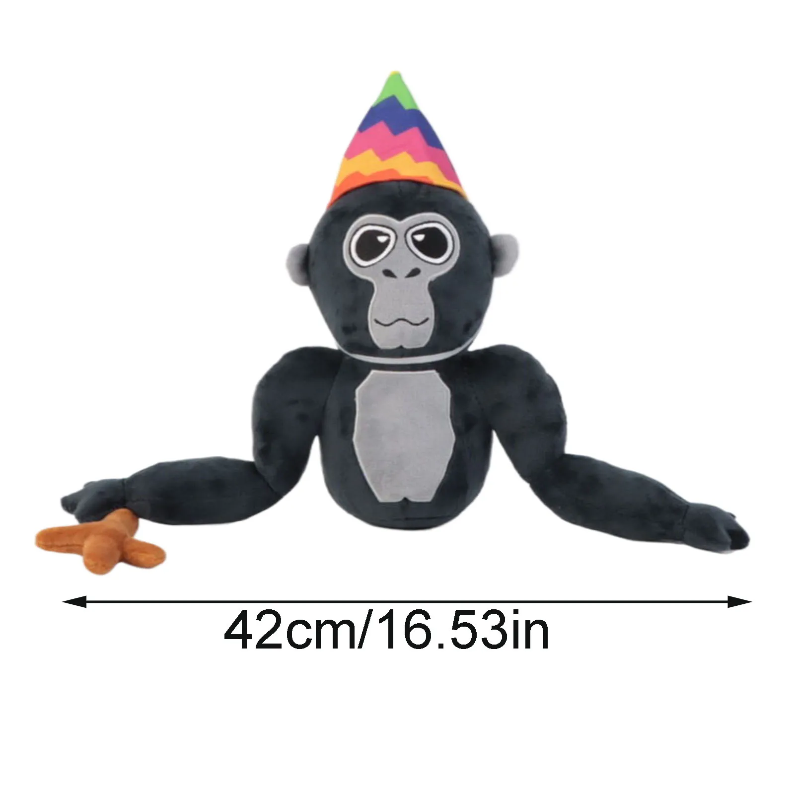 16.53in Gorilla Tag Monke Plush Toy Hot Cartoon Game Figure Gorilla Tag Plush Doll Soft Stuffed Plush Animal Toy Birthday Gift