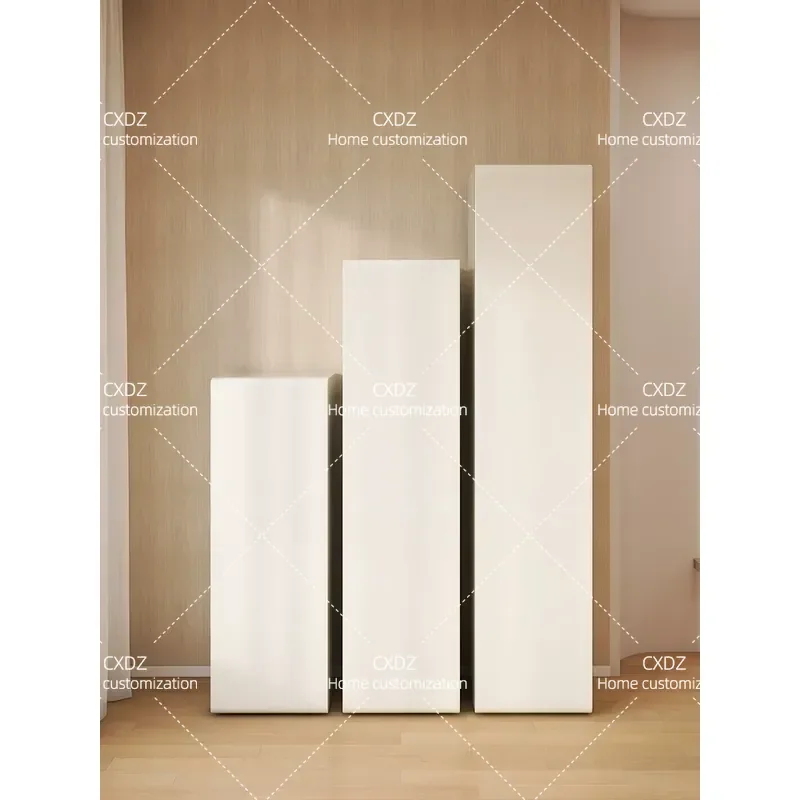 Cream Red Wine Cabinet Living Room Wall Display Light Luxury Dining Sideboard Household 2025 New Steel Multi-layer Storage