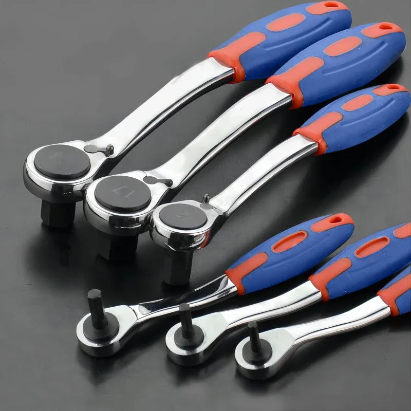 

Quick Ratchet Hex Wrench 4 Head Single End Hexagonal Spanner Hexagon Key Hand Tools 2-4-2.5-4.5 3-5-3.5-5.5 4-5-6-8 10-12-14-17