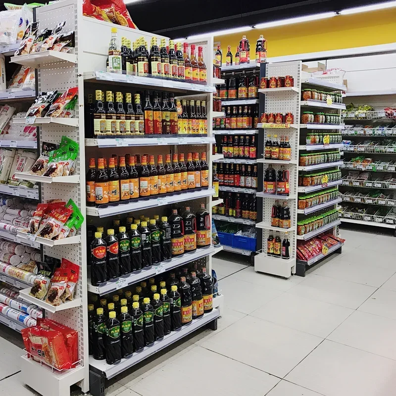 Fashion High Quality Fashion Grocery Store Display Racks /Shelves For General Store Supermarket Shelf Gondola Shelving