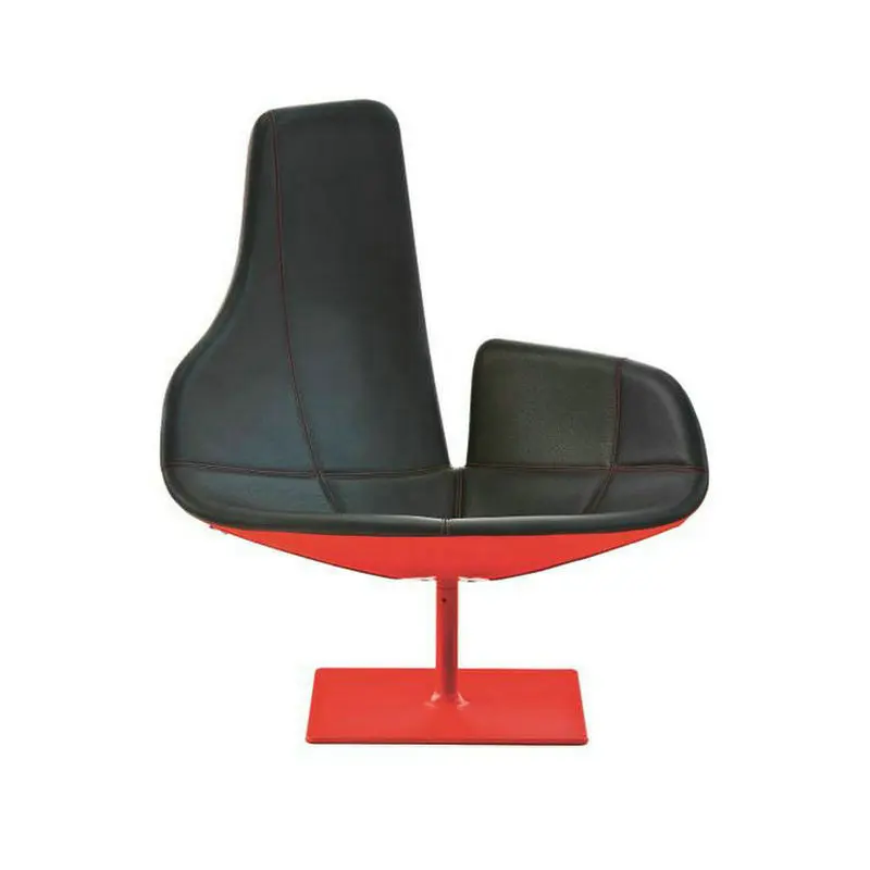 ⌁l Italian Modern Fjord Relax Armchair Luxury Comfort Rotatable Recliner Chair Hotel Leather Living Room Lounge Chairs