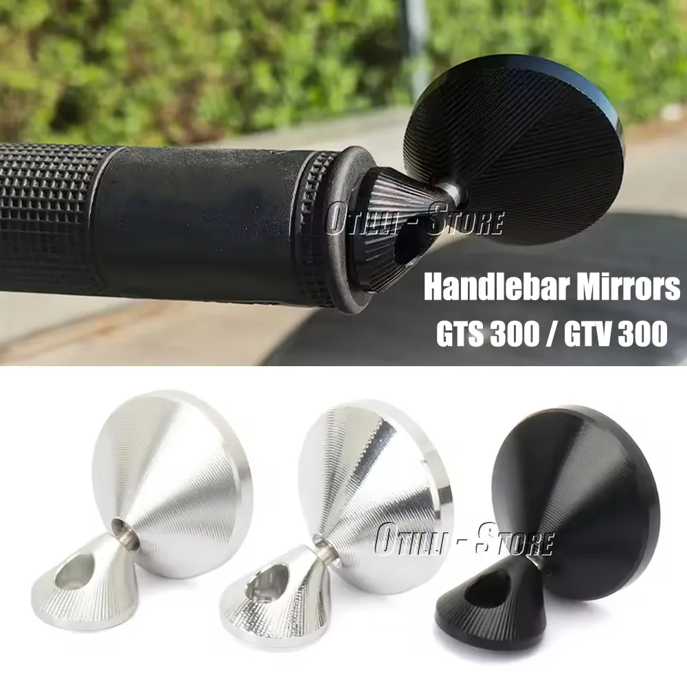 

Rearview Mirror Motorcycle For Vespa GTV300 GTS300 GTV GTS 300 Handlebar End Mirrors Left Right Mirrors Glass Kit Side Mirrors