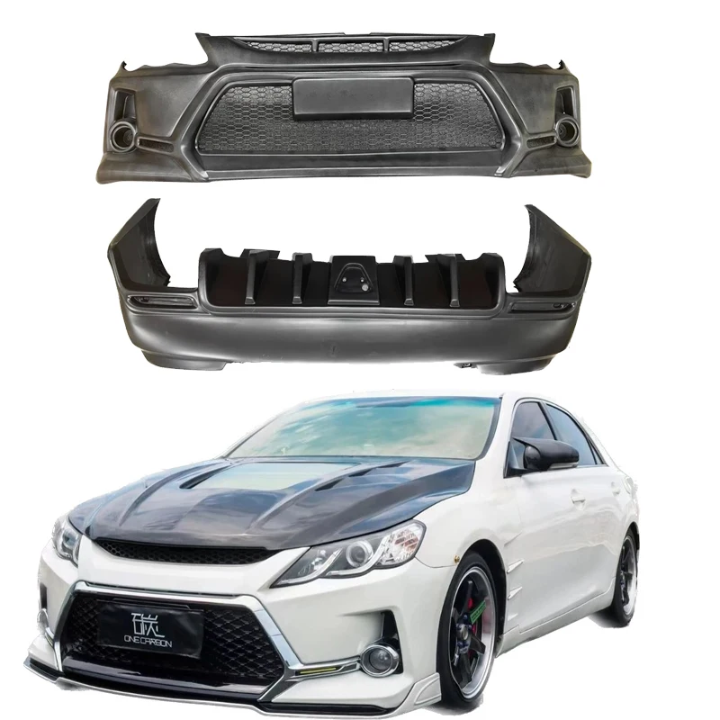 

High Quality PP Plastics GS Style Design Body Kit Car Bumpers Rear Bumper Front Bumper for Toyota Mark X 2005-2009