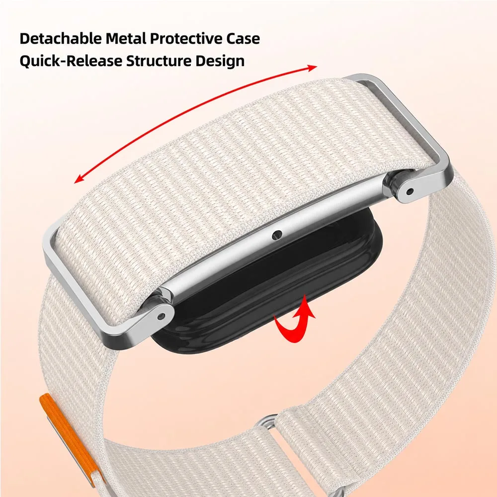 Nylon Watch Band Strap Compatible with Google Fitbit Air Straps Fitness Tracker Elasticity Replacement Straps