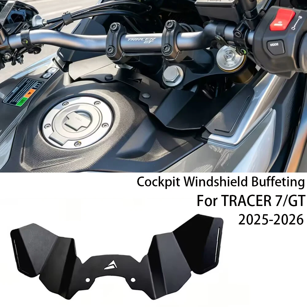 For YAMAHA TRACER 7/ GT 2025-2026 Cockpit Windshield TRACER7/GT Motorcycle Windscreen Deflector Wind Buffeting Tracer 7/GT