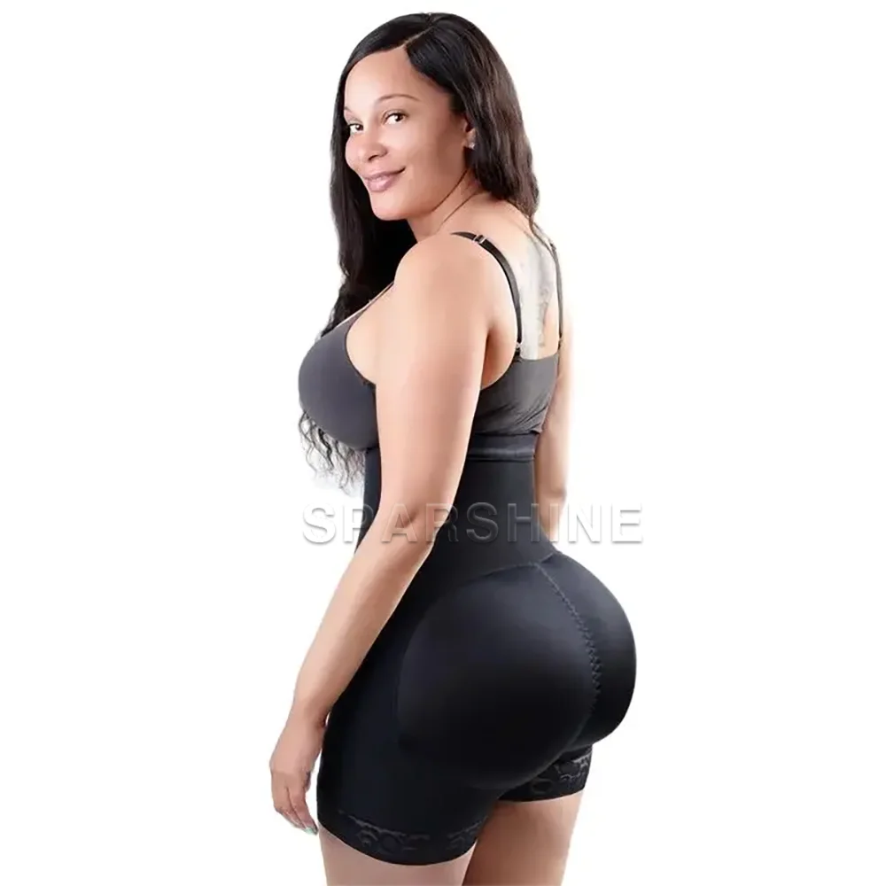 Fajas Colombianas Women Abdomen Control High Compression Side Zipper Waist Trainer Shapewear Slimming Body Shaper Bodysuit