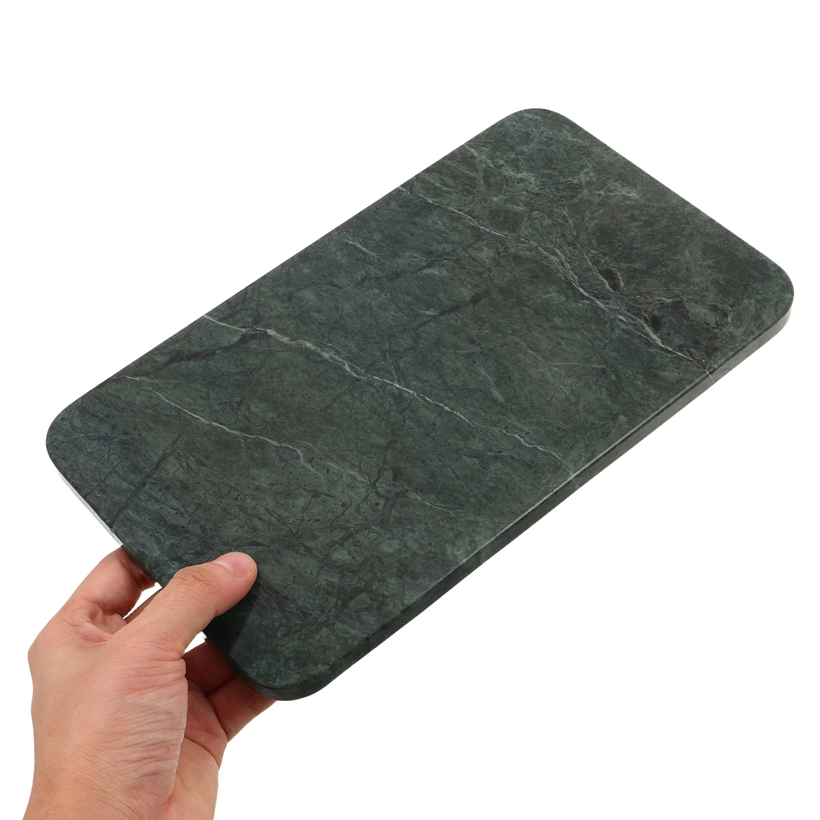 

Rectangle Marble Tray Natural Stone Bathroom Vanity Organizer Skincare Countertop Perfume Storage Marble Soap Tray