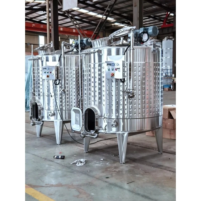 3000L Stainless Steel Coffee Cherry Wine Fermentation Tank with a Mixing System