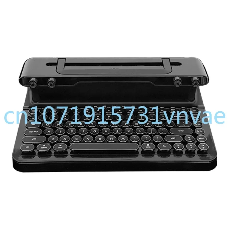 Knewkey & JBL | Wireless Stereo Dual-Mode Mechanical Keyboard Notebook Stand Retro Typewriter Design