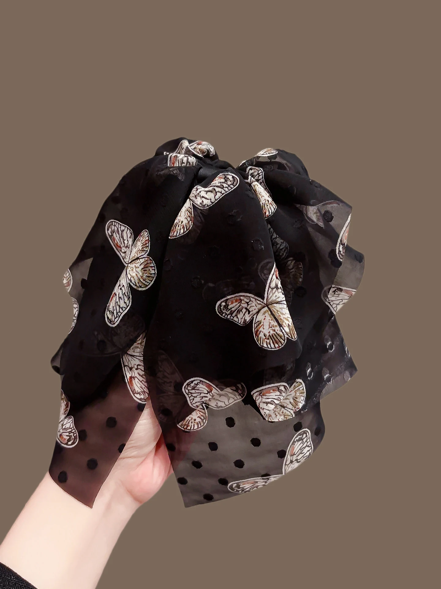 elegant-knot-hair-clip-women's-print-silk-versatile-tail-clip-new-high-end-half-up-hair-clip-fashionable-accessory