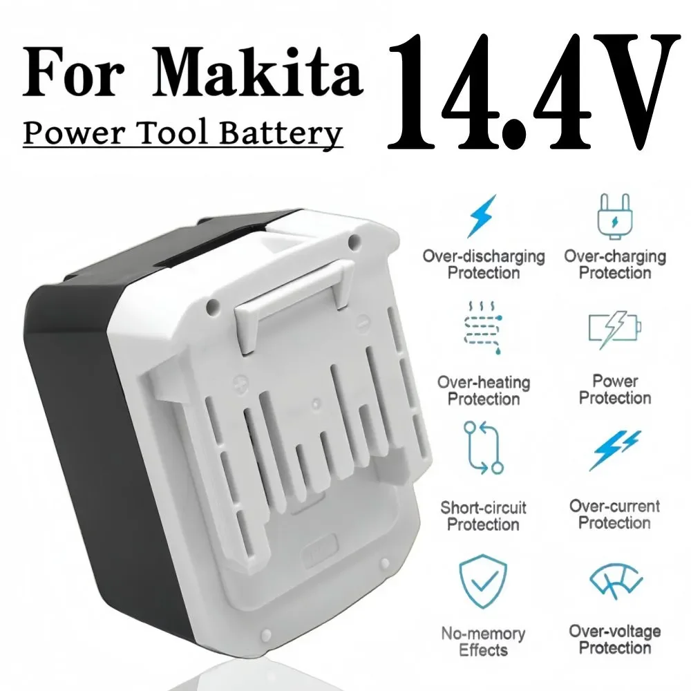 

6666！！~ BL1415G fo Makita 14.4V 10.0AH battery, for Makita Mak BL1415G BL1413G BL1460G DC18WA UH480D UH520D UM165D UR140D DMR106