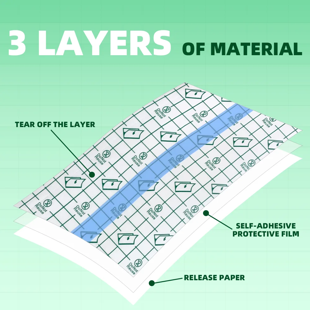 Медицинская Водонепроницаемая полиуретановая пленка для ухода за кожей после нанесения татуировок, заживляющие Бандажи, Полиуретановая лента, клейкая повязка для лекарственных ран