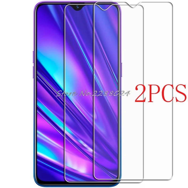 2PCS FOR OPPO Realme 5 Pro 5PRO Tempered Glass Protective on OPPO Realme Q RMX1971 6.3