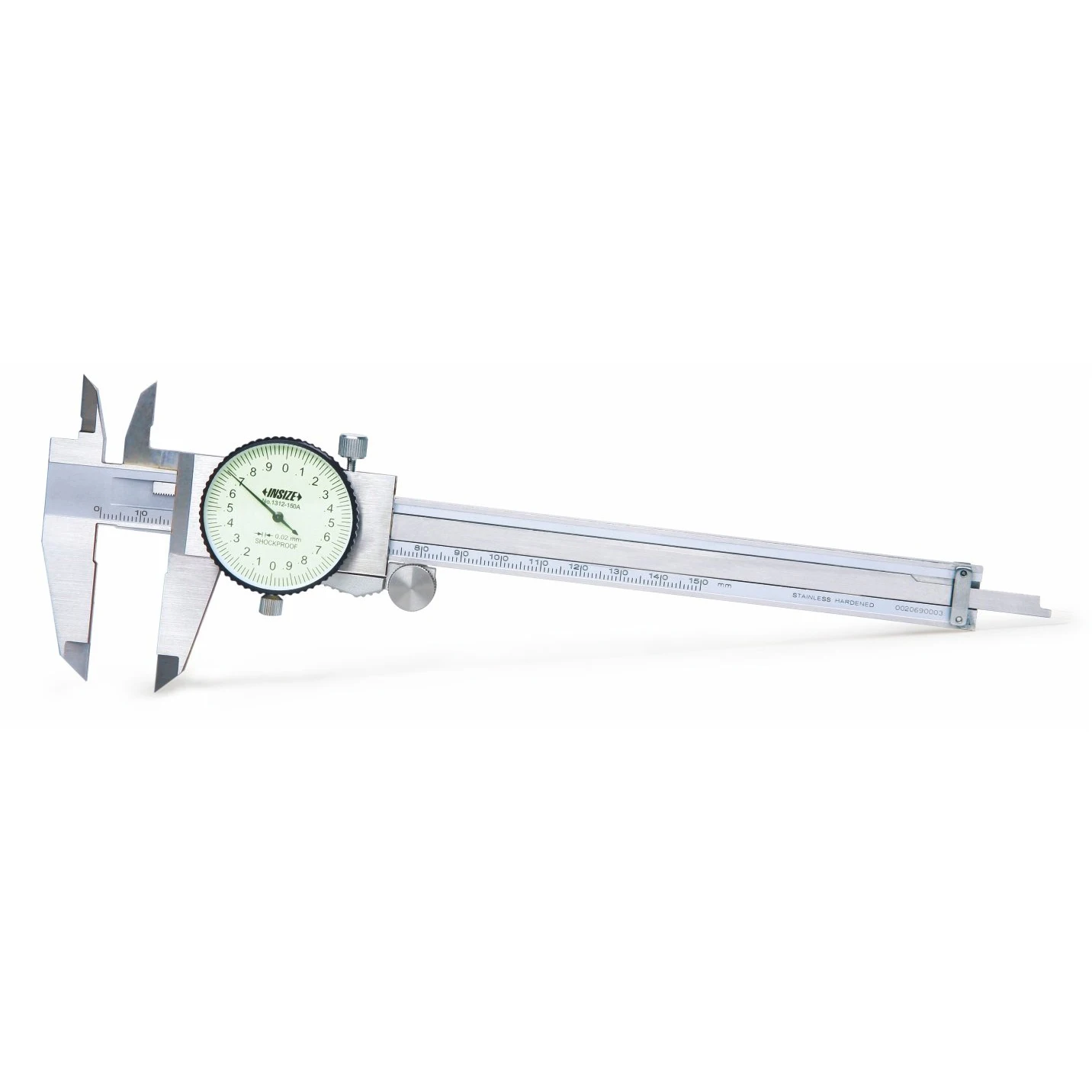 

1312-300A Measuring Range 0-300mm Graduation 0.02mm Stainless Steel Dial Caliper