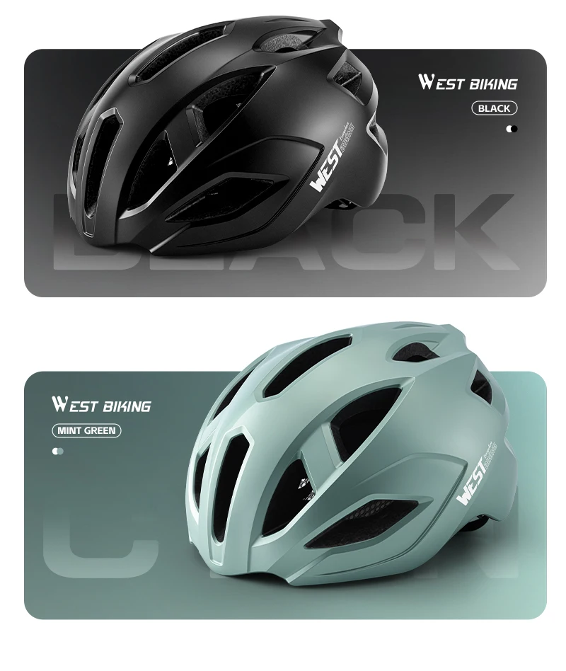 WEST BIKING Fahrradhelm mit magnetischem Visier, leichter Rennradhelm, 16 Belüftungsöffnungen, Insektenschutz, große Größe, Unisex, mehrfarbig – Detail 14