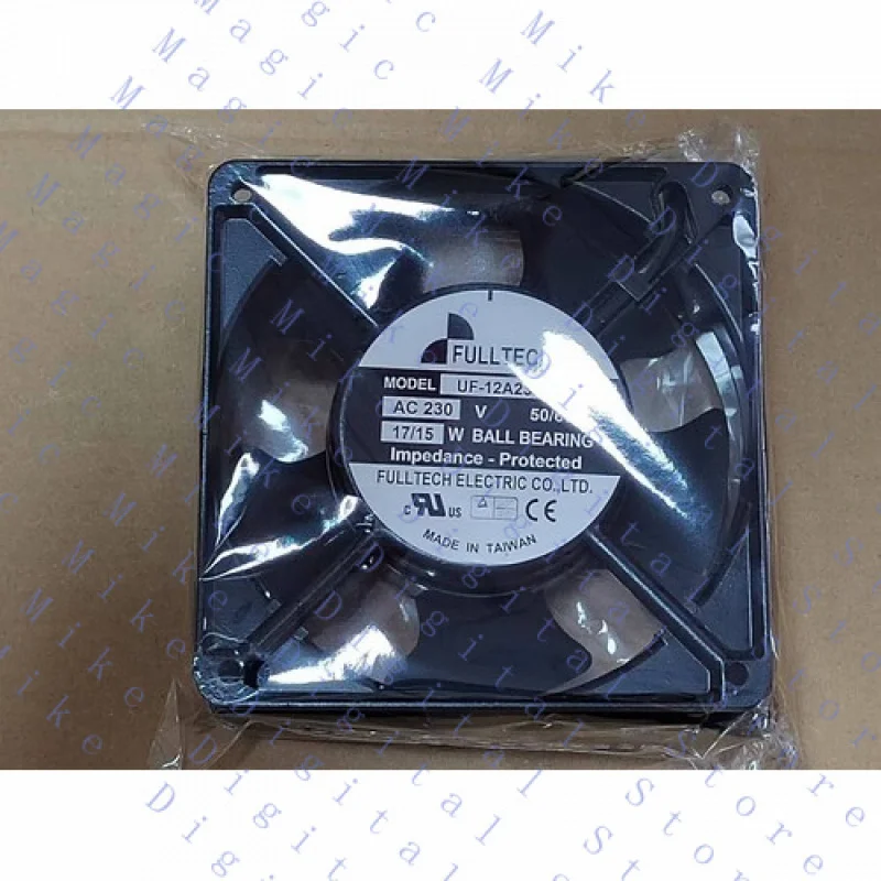 UU 1개 팬 AC 230V 12cm 12038 2선 UF-12A23 BWH