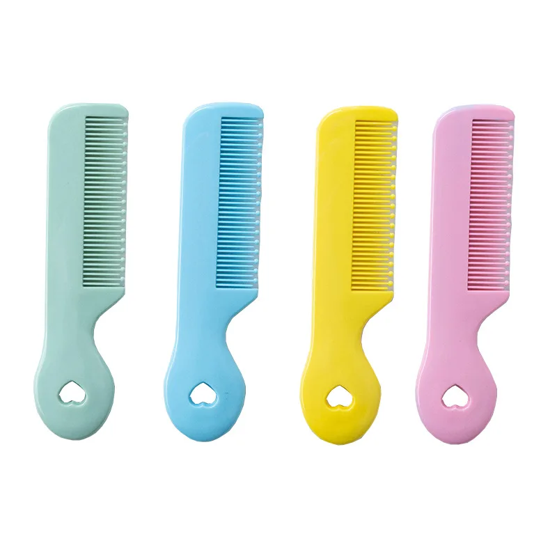 Peigne à dents rondes pour bébé, matériel de soins des cheveux, petit peigne pour tout-petits, nouveau-né, enfant, filles de 1 à 2 ans