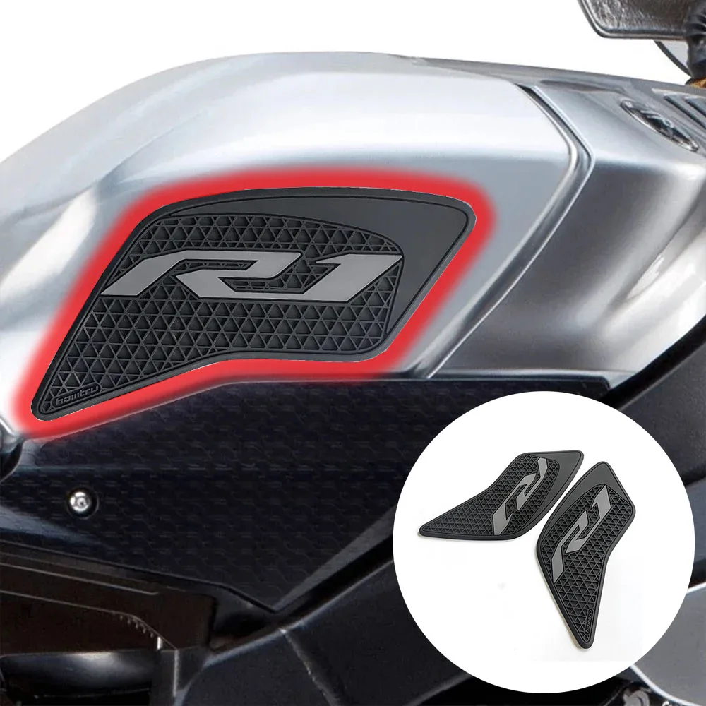 

Motorcycle Anti Slip Tank Traction Pad Knee Grip Protector For YZF R1 2015-2025