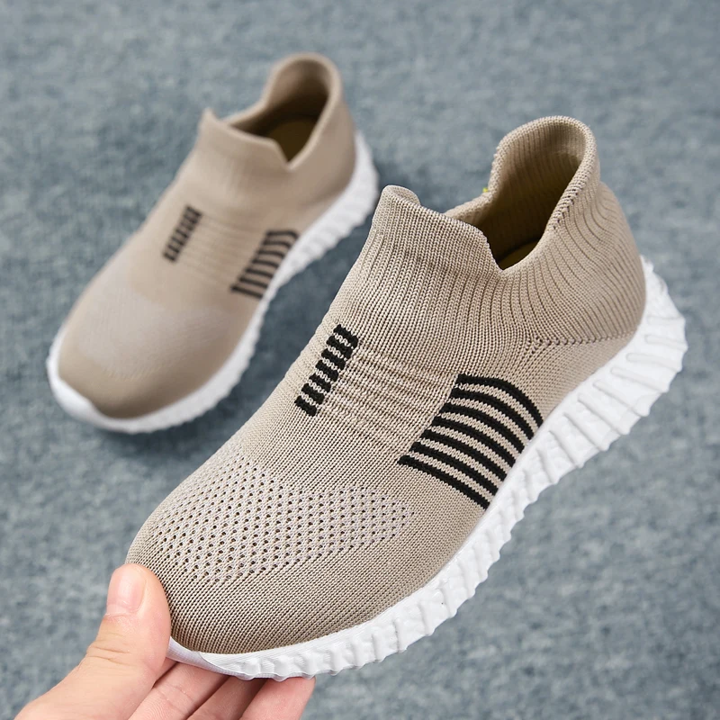 

2024summer Fashion Children's Sneakers 7-12 years old Mesh breathability Boys Socks shoes 8-10 years old Casual Sneakers School