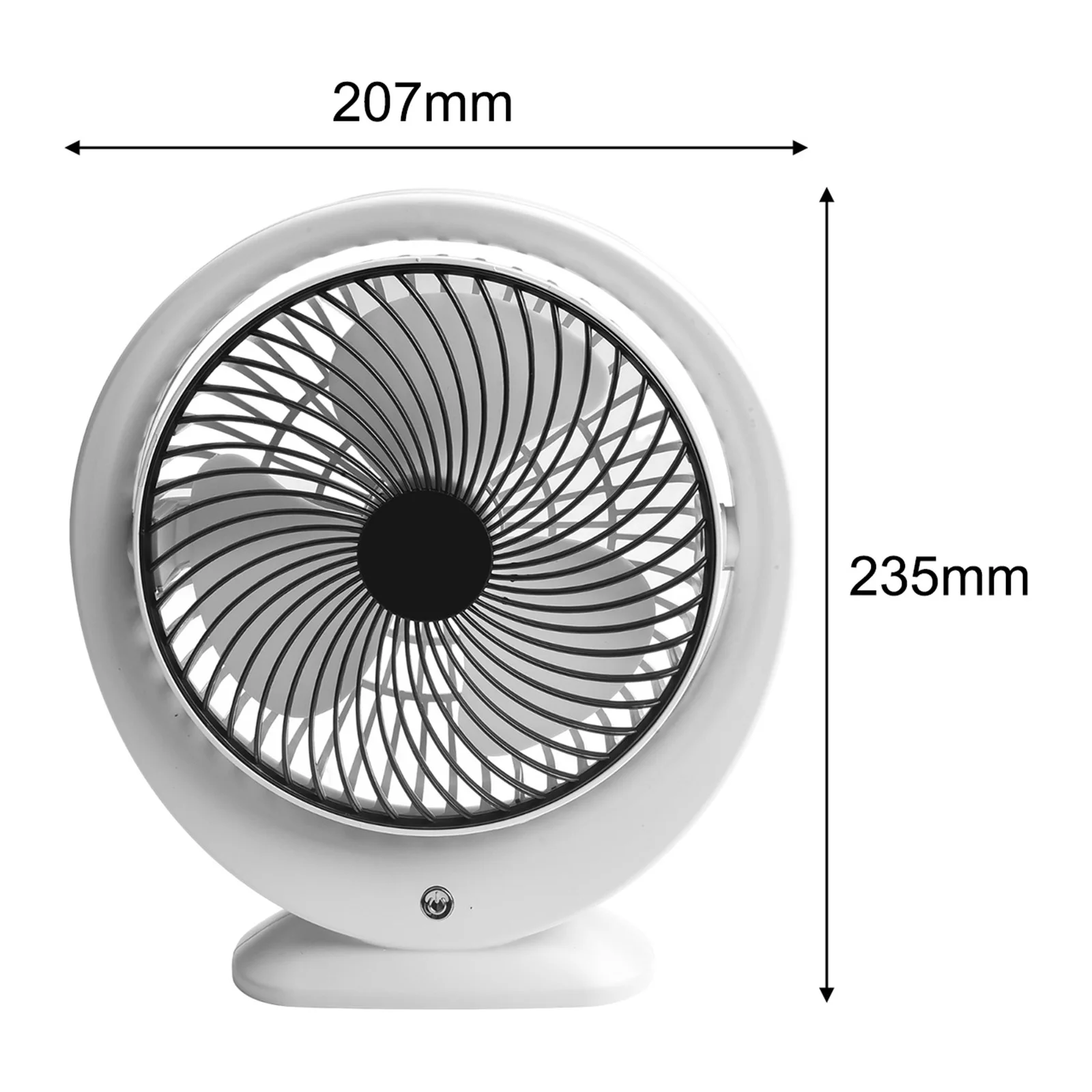 USB Portable Desktop Fan with Special Large Wind Design and Silent Performance for Student Dormitory and Office Use
