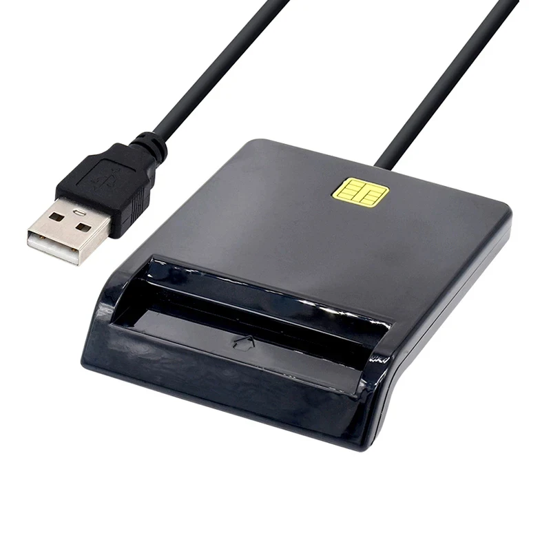 X01 USB-Smartcard-Leser für Bankkarten-IC/ID, EMV-Kartenleser, hohe Qualität für Windows 7, 8, 10, Linux OS, USB-CCID ISO 7816