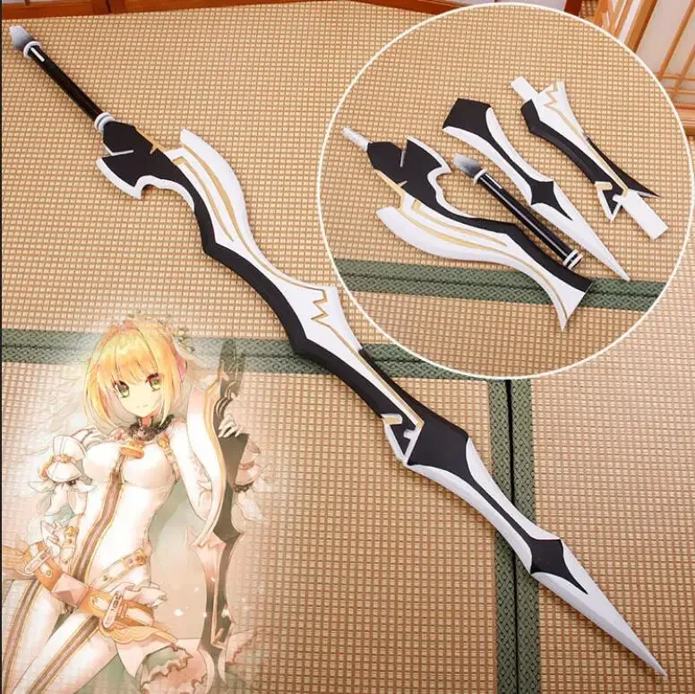 

Fate/EXTRA Last Encore Saber Nero Red sword Cosplay Foldable Weapon PVC Props