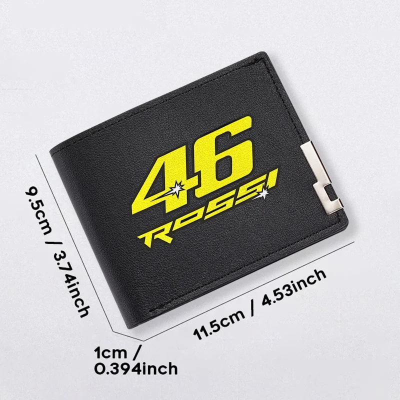 46. ROSSI Premium PU-portemonnee Heren Compact Zakelijke stijl Lichtgewicht Duurzaam Alledaags mode-accessoire