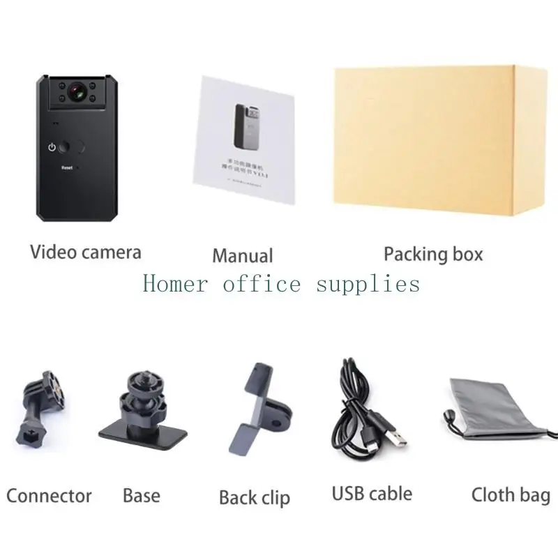 

K43B Mini Camera Webcam Security Wireless Camcorder Video Recorder