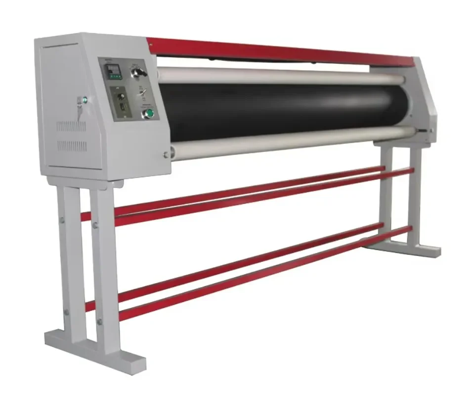 【Fashionable】Simple Style 1.6m Heat Transfer Machine Roller Heat Press Machines Roller Heat Press With Coating Manual Adjustmen