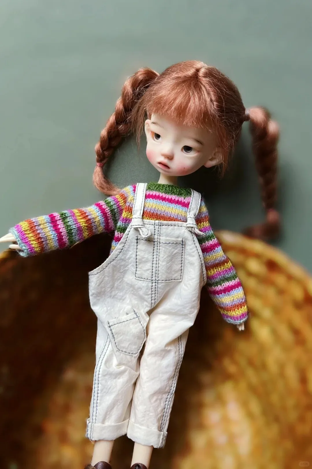 الفن نموذج لعبة عالية الجودة DIY ماكياج جديد sd BJD Doll1/6 26 سنتيمتر landoudou فتاة هدية الراتنج دمية