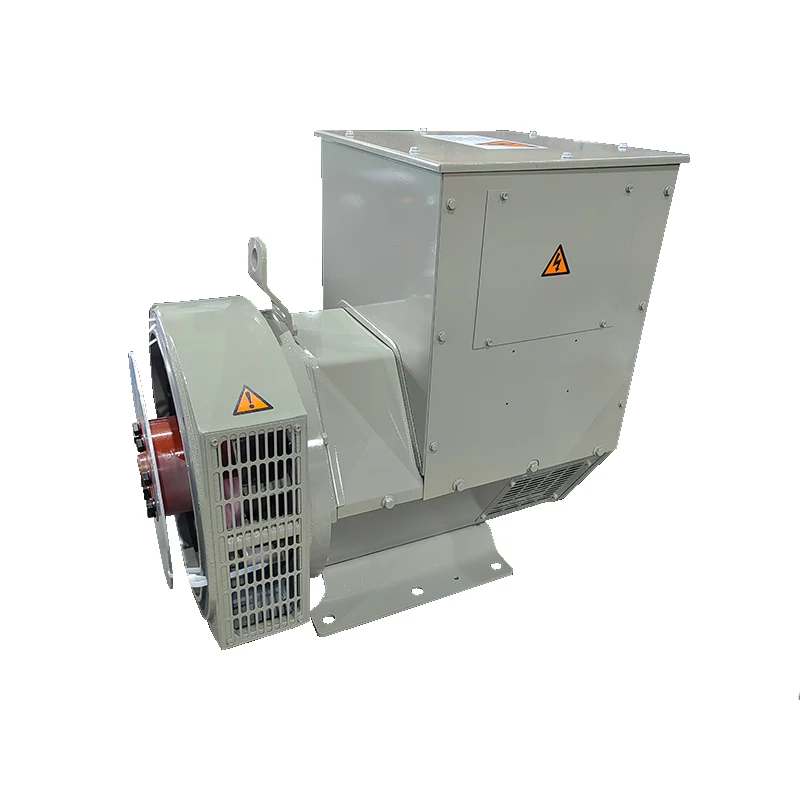 224 model 50 kW brushless pure copper excitation AC synchronous generator, single bearing disc connection, single-phase voltage