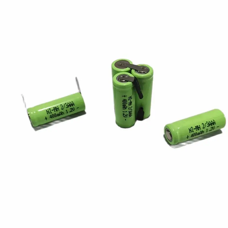 2/3AAA 400mAh 1.2v 3.6v 4.8V 6V NiMH piezas de la batería accesorios del aparato