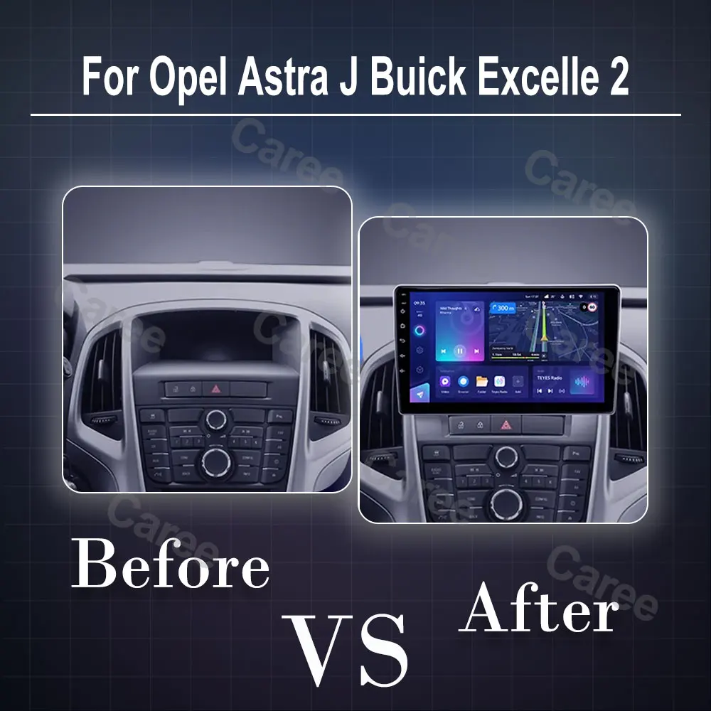 Andriod Autoradio multimedia For Opel Astra J Buick Excelle 2 4G WIFI Carplay GPS navigation Stereo Audio head Unit QLED screen
