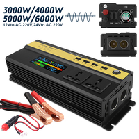 Modified Sine Wave Inverter DC12V 24V to AC220V 3000W 4000W 5000W 6000W Car Converter USB Port Charger Socket  Inverter