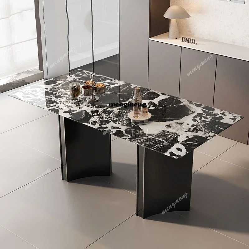 

Restaurant Salon Dining Table Lounge Camping Designer Corner Dining Table Service Writing Chairs Mesas De Comedo Home Furniture