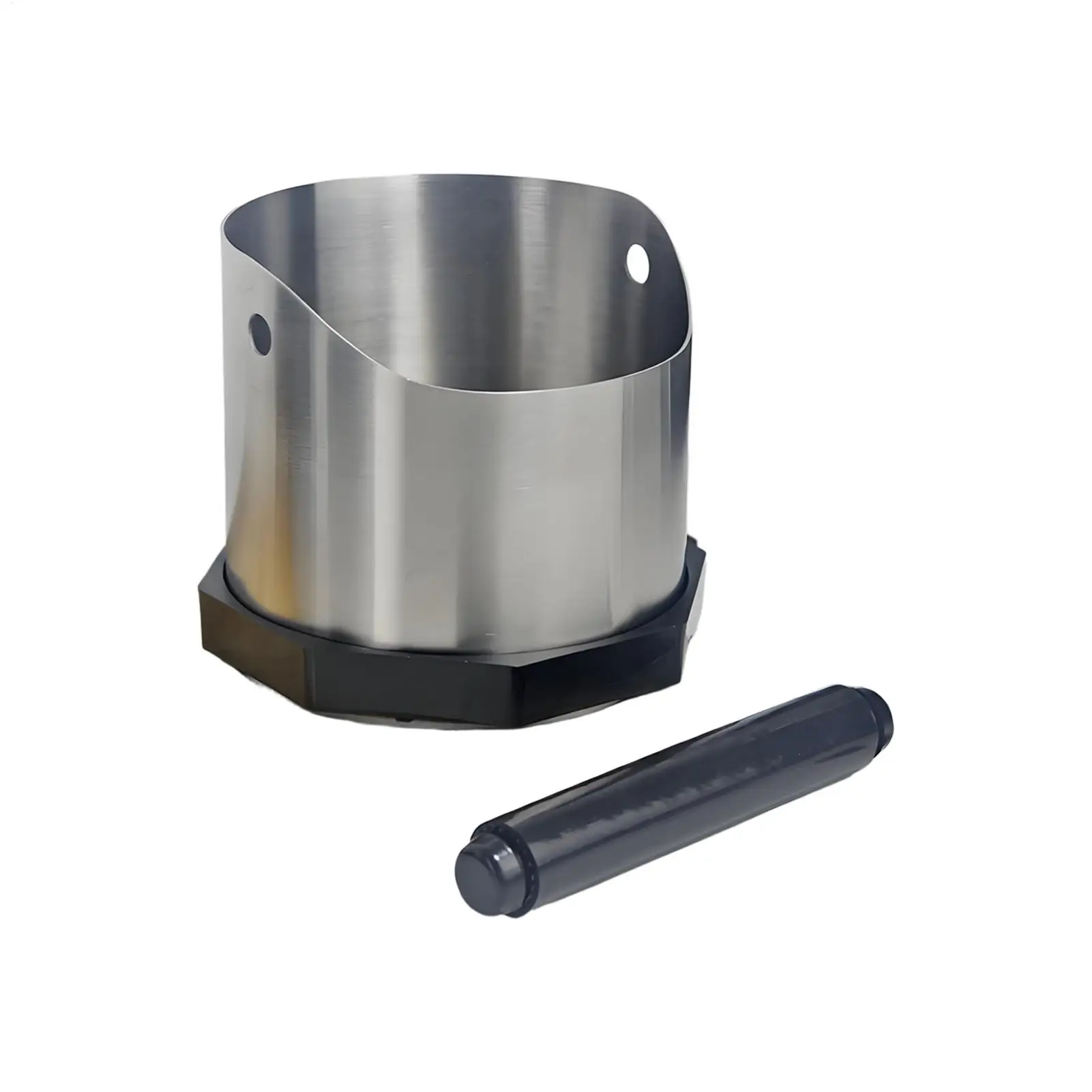 

Knock Box Stainless Steel Bin 750ml Coffee Grounds Waste Bin For Home Countertop Bar Hotel Cafe Office Restaurant Kitchen Shop