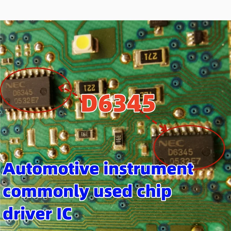 New 10 PCS D6345 UPD6345GS For  Automotive instrument commonly used chip driver IC