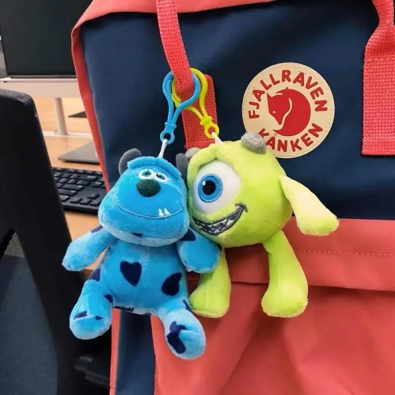 Plush Toy Monsters University Plush Keychain Kawaii James Sullivan Mike Wazowski Soft Stuffed Pendant Kids Birthday Gifts