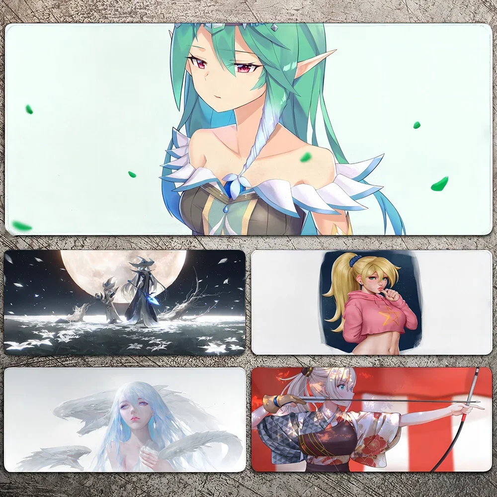 

YuGiOh Girls Mousepad Large Gaming Mouse Pad LockEdge Thickened Computer Keyboard Table Desk Mat