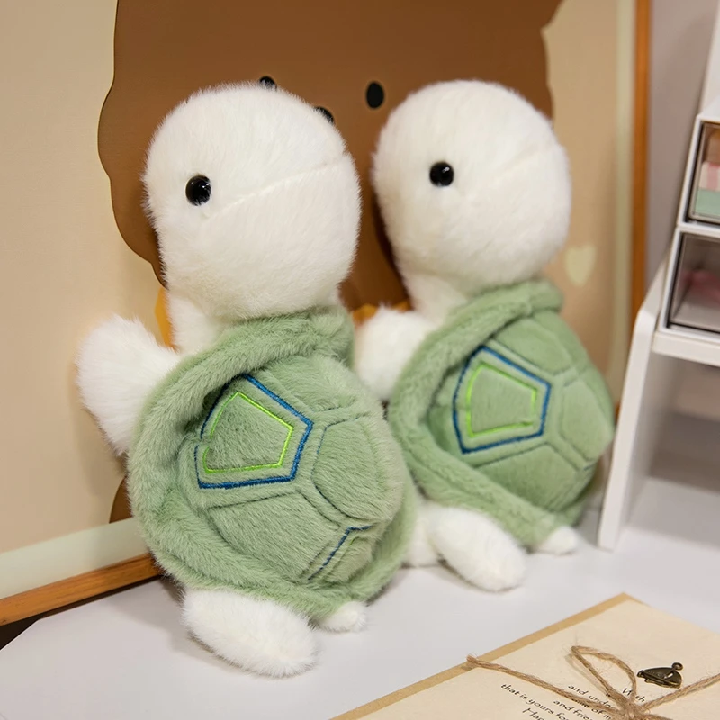 Kawaii Little Turtle Plush Toys Skin-friendly Animal Doll Cute Desktop Ornaments Comfortable Sleep Companionship Gifts For Child