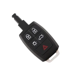 5 Buttons Car Auto Smart Remote Car Key Fob Shell Case Fit for Volvo C70 C30 V50 S40 2007 2008 2009 2010 2011