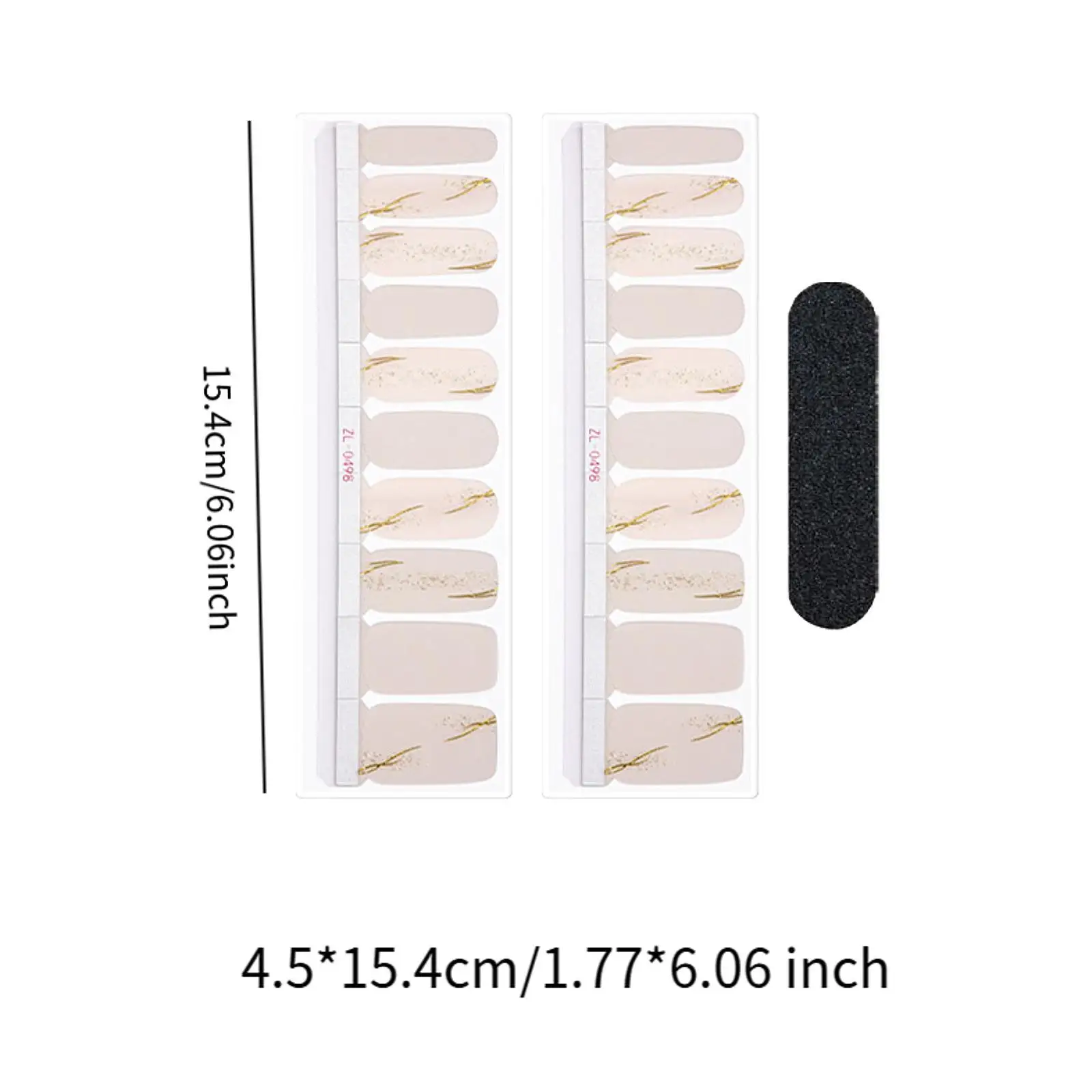 20 Stuks Gel Nail Wrap Stickers Stickers Semi-Uitgeharde Gel Nagel Wraps Nagel Patches Verjaardagscadeaus Volledige Dekking Nagel Stickers Voor Thuis